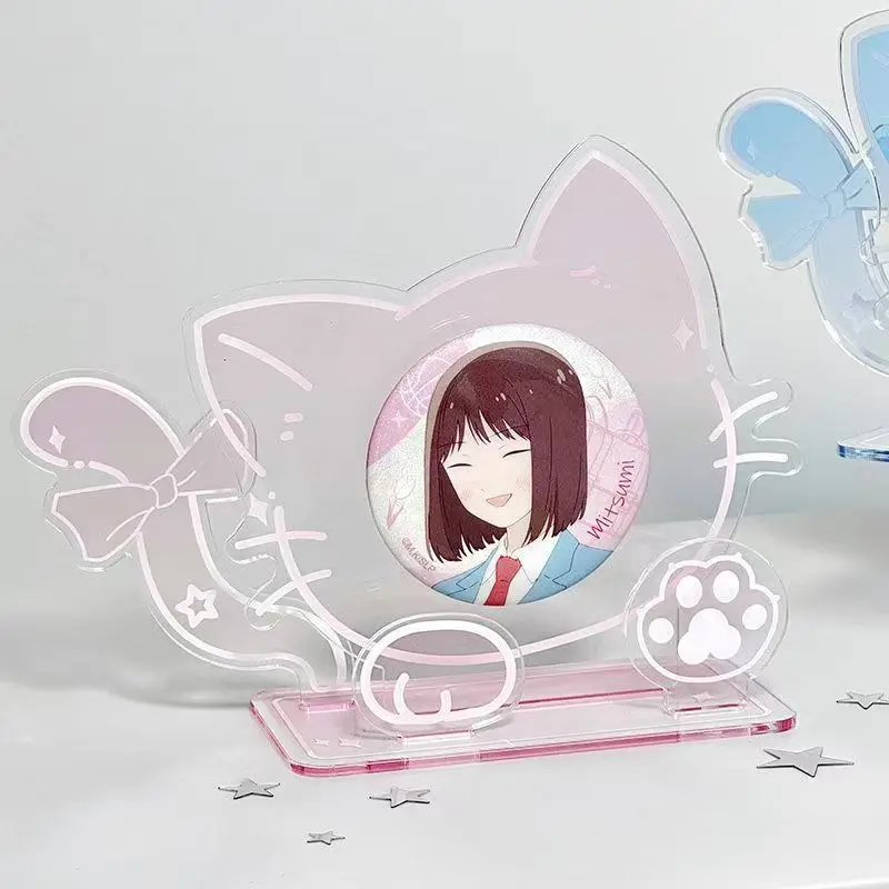 Anime Peripheral Acrylic Standing Sign Signboard Standee Model Decoration Badge Brooch Pin Accessory Figurines Miniatures