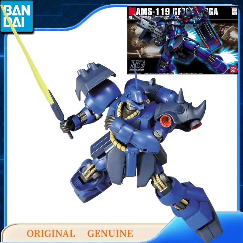 Bandai Original Genuine Gundam HGUC AMS-119 GEARA DOGA Anime Action Figures Toys for Boys Kids Gift Collectible Model Ornaments
