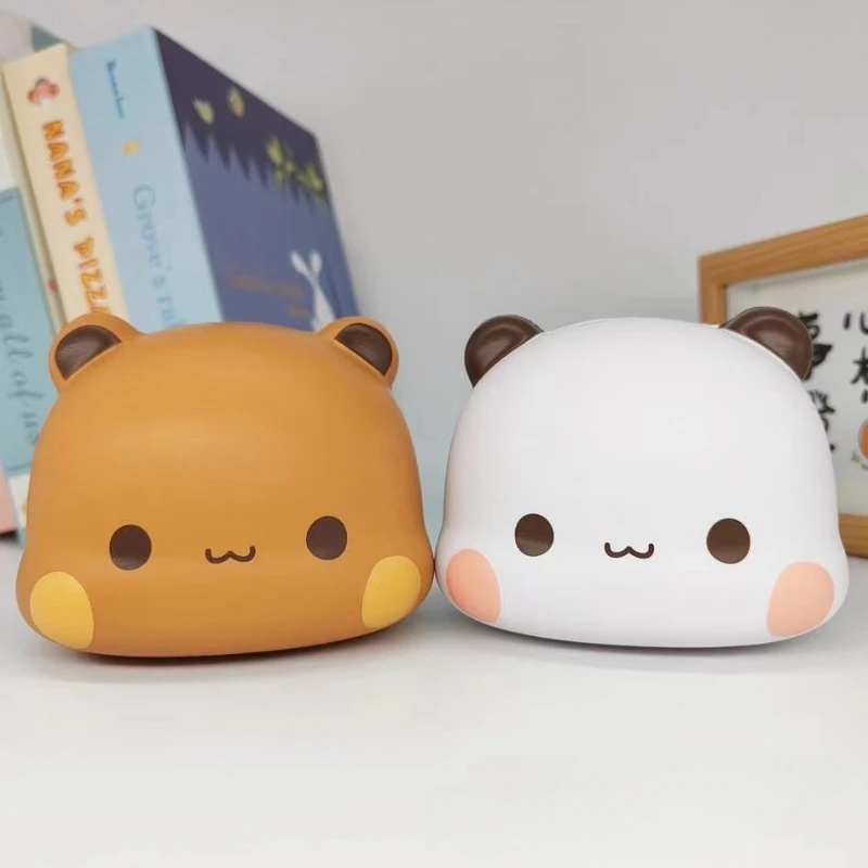 Bonito bubu dudu squeeze brinquedo de estresse kawaii forma dos desenhos animados panda alívio do estresse brinquedos recuperação rápida boneca natal/aniversário presente