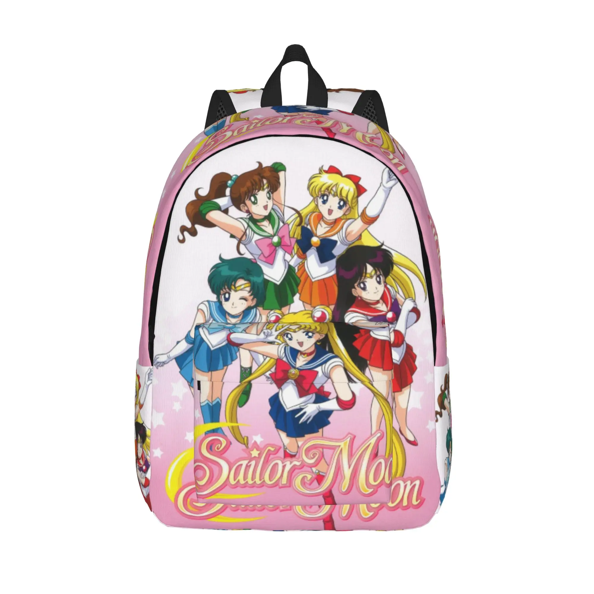 

Sailors Moons Luna girls cats Backpack for Men Women Casual Student Hiking Travel Daypack Laptop Canvas Bags with Pocket