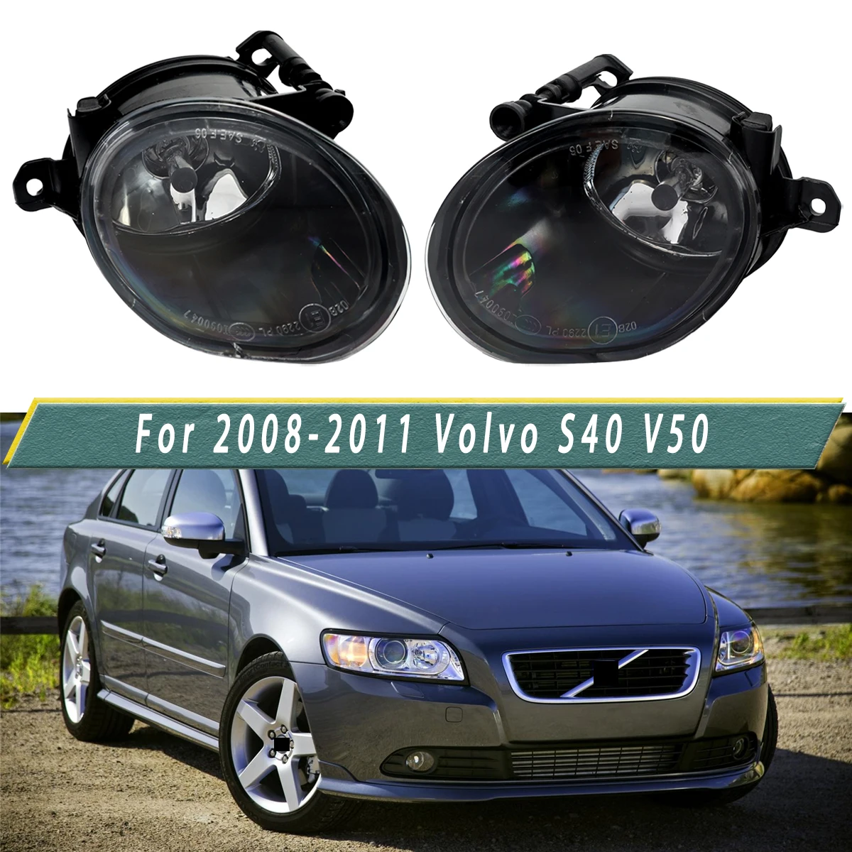 

30764930 Передний бампер Противотуманная фара дальнего света для Volvo C30 C70 S40 V50 2008 2009 2010 2011 2012 Корпус противотуманной фары 30764931