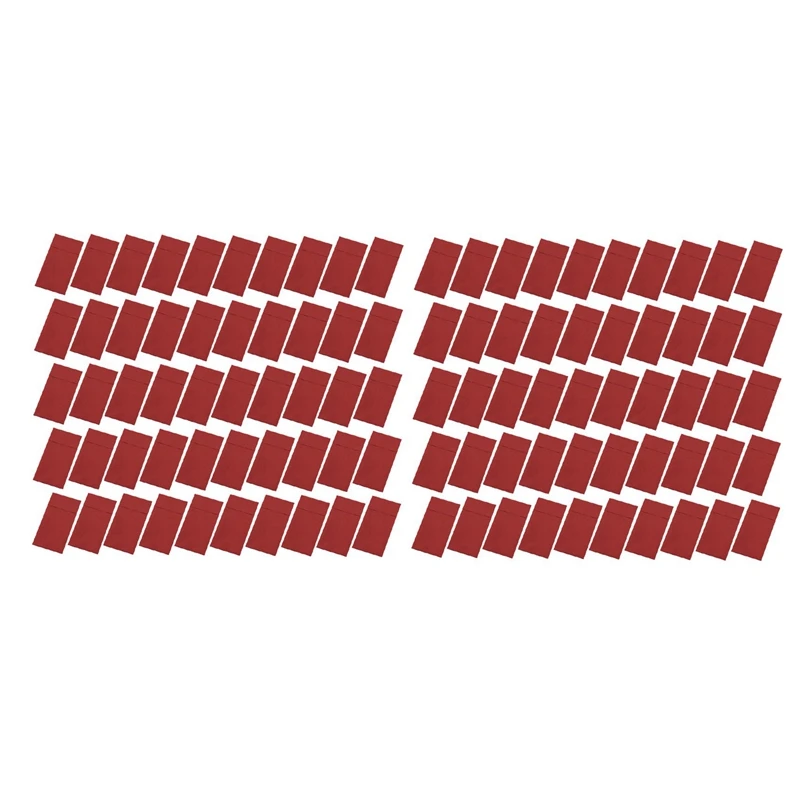 

AAAU-100PCS Disposable Dinner Napkins With Built-In Flatware Pocket,Prefolded Cloth Like Paper Napkins For Wedding Party Red