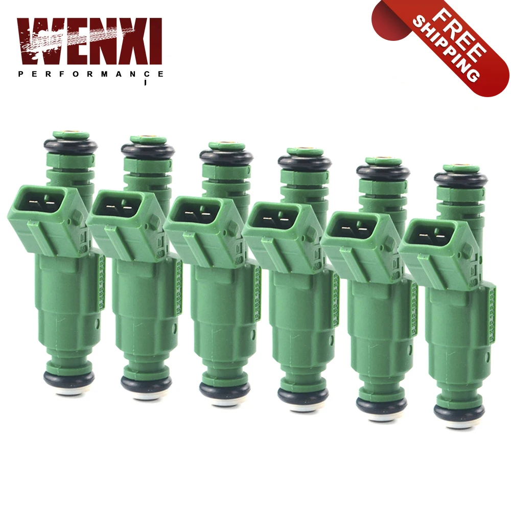 4 5 6pcs High flow 0 280 155 968 fuel injectors 440cc 