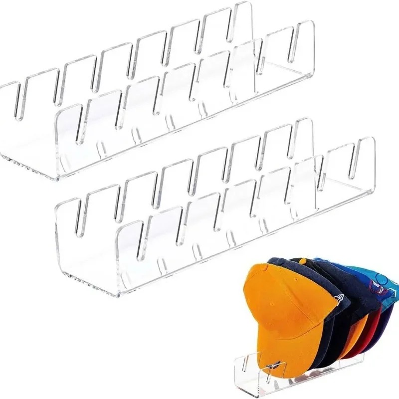1 Stück/2 Stück Acryl-Hutständer für Zuhause, Hut-Aufbewahrungsständer, Baseball-Hutständer für Bekleidungsgeschäfte, Entenschnabel-Hut-Halterung – Detail 6