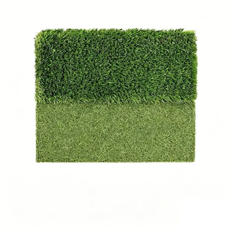 

ABHS-Dual-Turf Golf Practice Mat - Portable & Foldable For Indoor/Outdoor Training With Fairway & Rough Surfaces