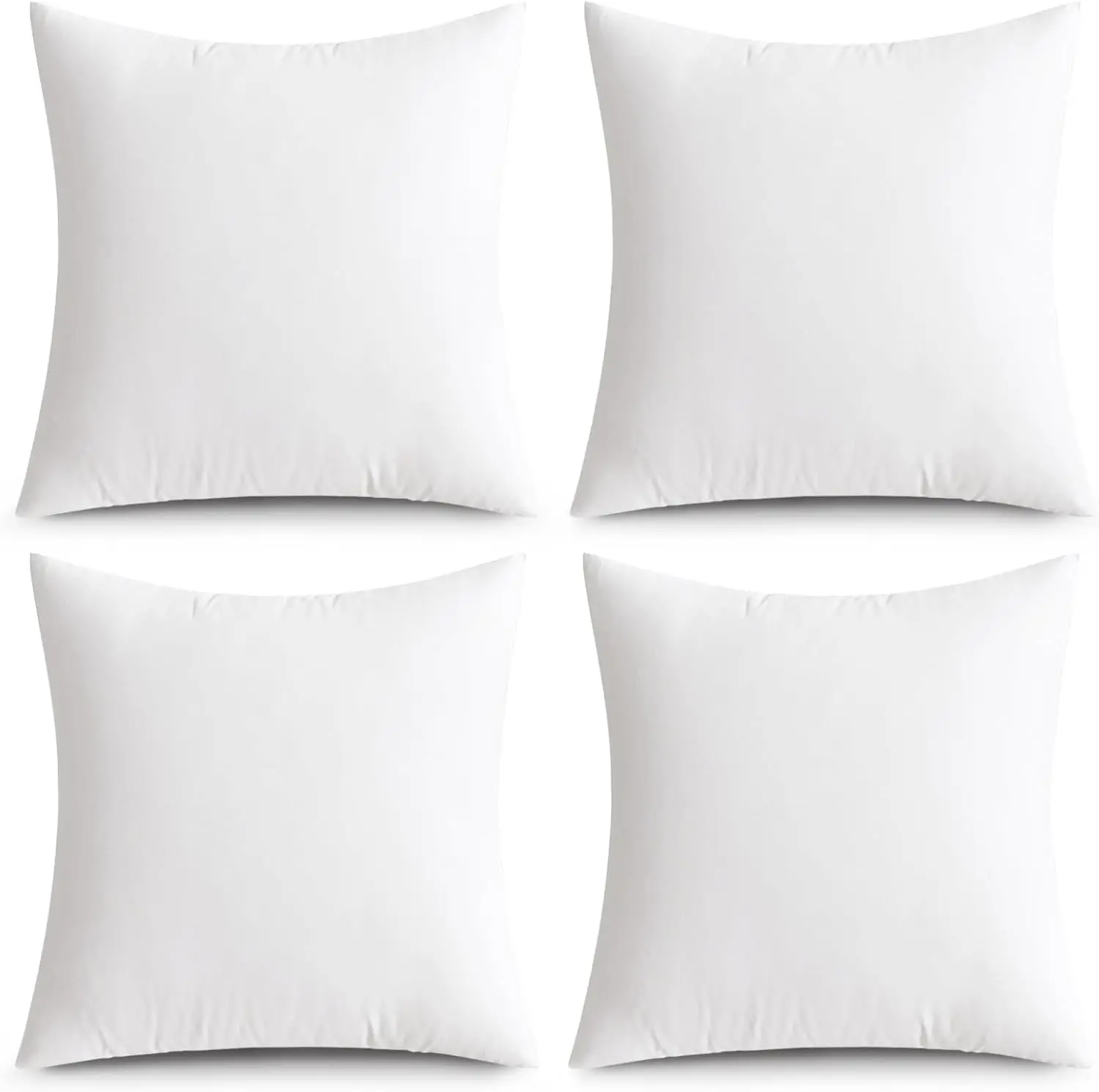 

Набор из 4 водонепроницаемых уличных подушек-вкладышей, 22x22 дюйма, квадратные поясничные подушки для сада и патио, для дивана