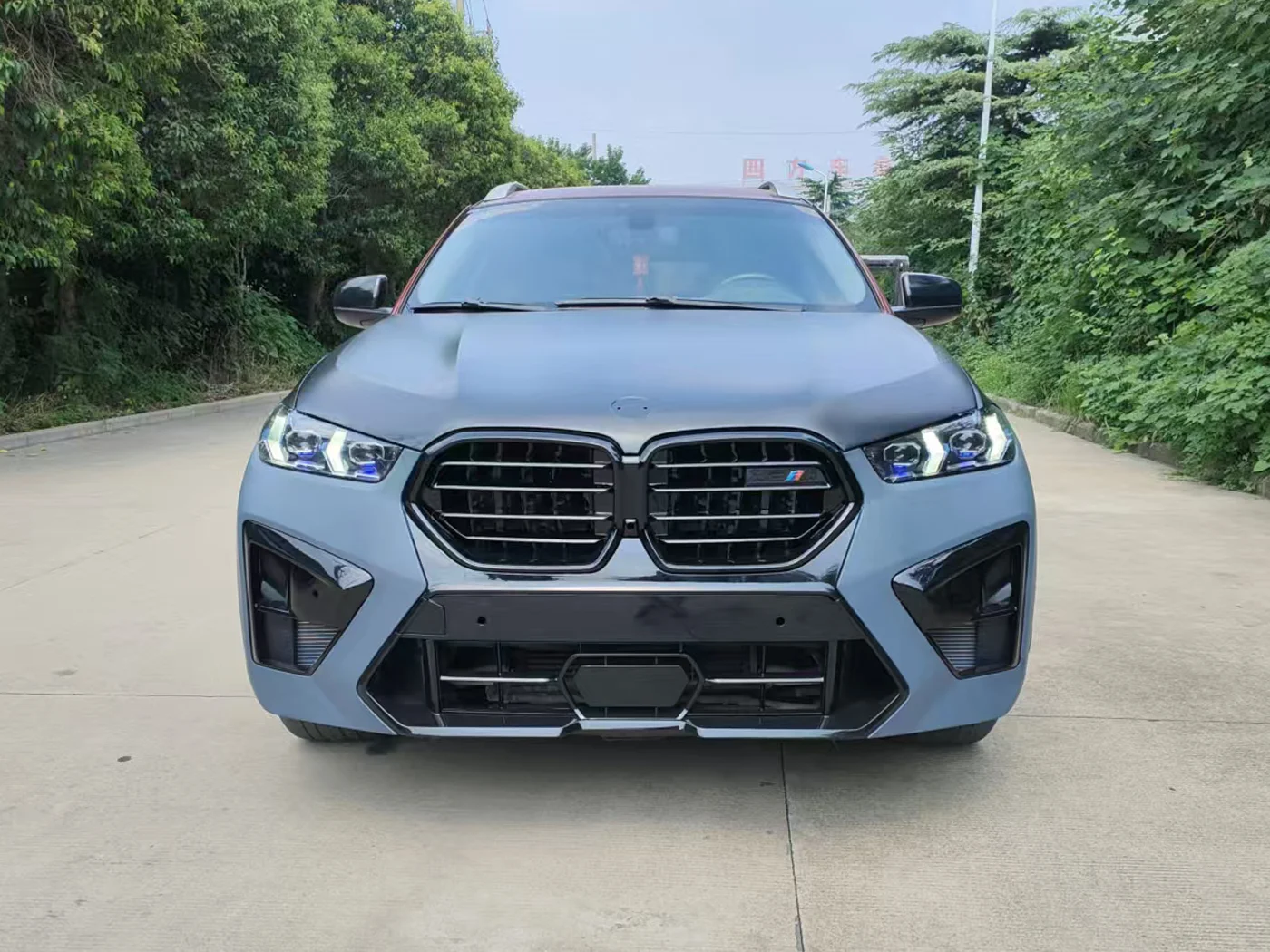 High Quality Bodykit for BMW X6 E71 2008 2014 Upgrade to G06 LCI 2023+ X6M Auto Part Accessories with Bumpers Hood Headlights