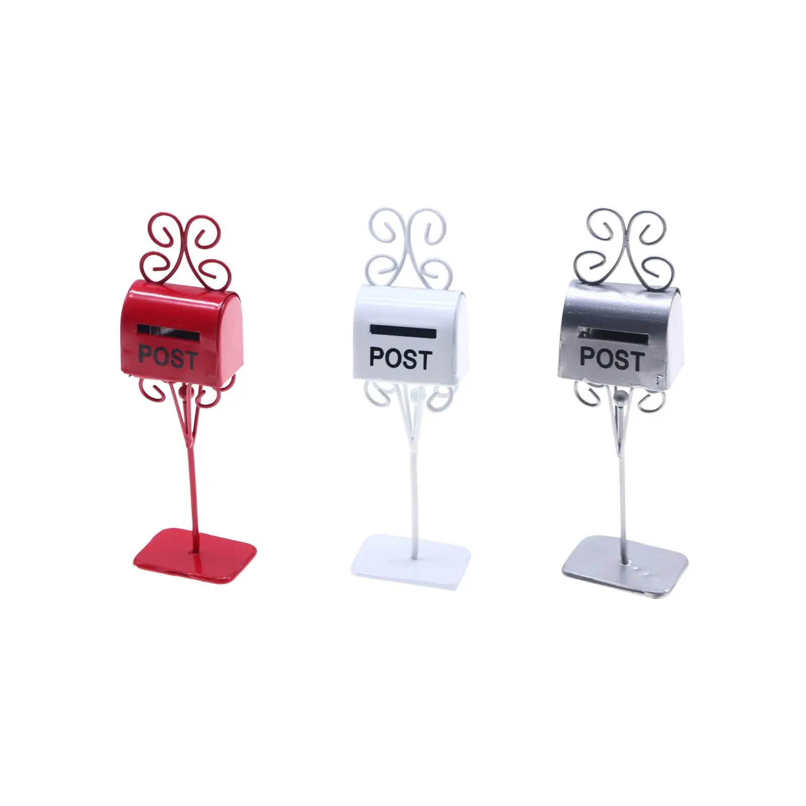 Miniature doll house mailbox, mini mailbox, doll house decoration with