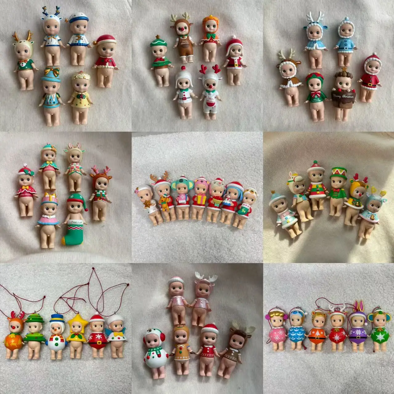 

Мини-фигурки Sonny Angel из рождественской серии. Продаются в наборе. Без коробки, без пакета. Слепой бокс.
