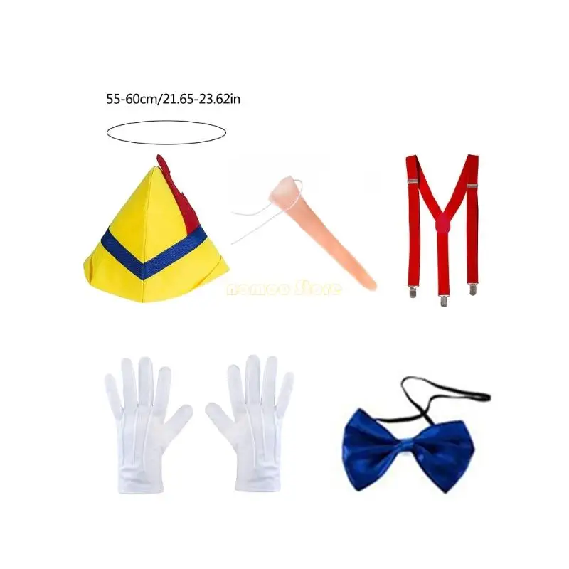 31BF 1/5PCS Puppet Kostuum Accessoires Halloween Cosplay Kostuum Verhaalboek Karakters Kostuum voor volwassenen Men Dames