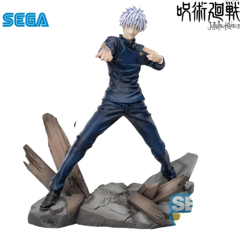Figura de acción original de S.E.G.A. del anime Jujutsu Kaisen, personaje Gojo Satoru, modelo de juguete, adorno de garaje, estatua.