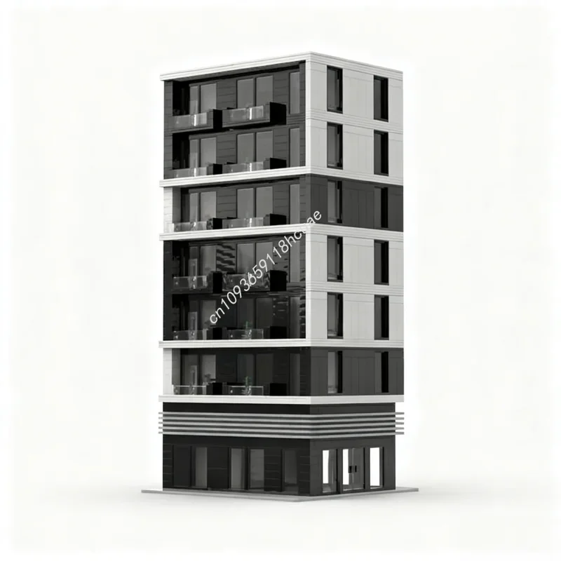 

4605pcs MOC Duo v10 Full Modular Building Model blocks craft toys Architecture DIY idea Assemble Christmas gifts