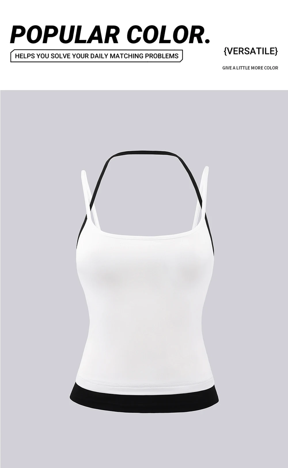 Personalisiertes Damen-Tanktop mit „I Love“-Text, sexy, modisch, lässig, Streetwear, Y2K, schlicht, Sommer, Sport, weiches Top, Bestie – Detail 6