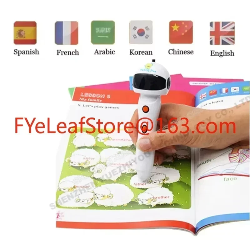 OEM Digital Pen For Children Learning EFL Smart Reading Talking Speaking Pen With English Sound Books