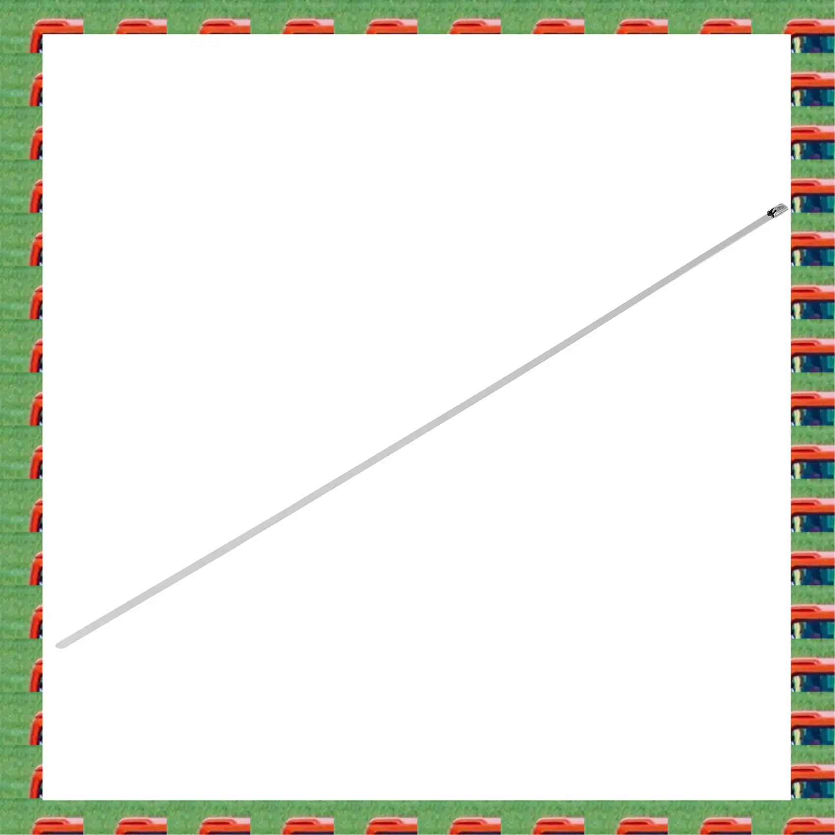 

ABMO 200 шт. 17,7-дюймовые фиксирующие кабельные стяжки из нержавеющей стали для оберточной ленты выхлопной трубы, серебро