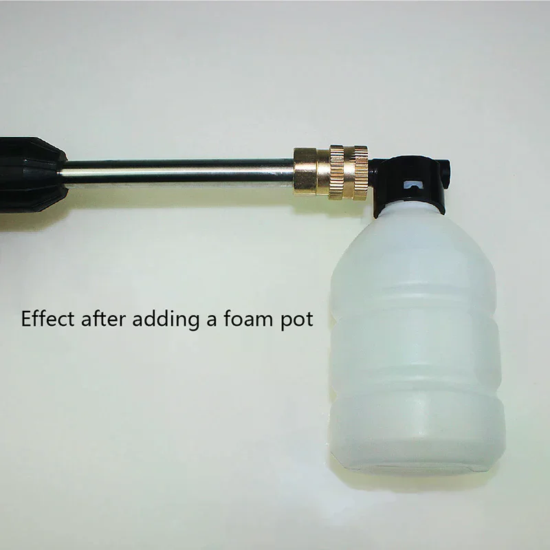 300ml Foam Lance Generator For Car Washing Adjustable 1/4 INCH Foam Pot For Pressure Washer Machine Gun