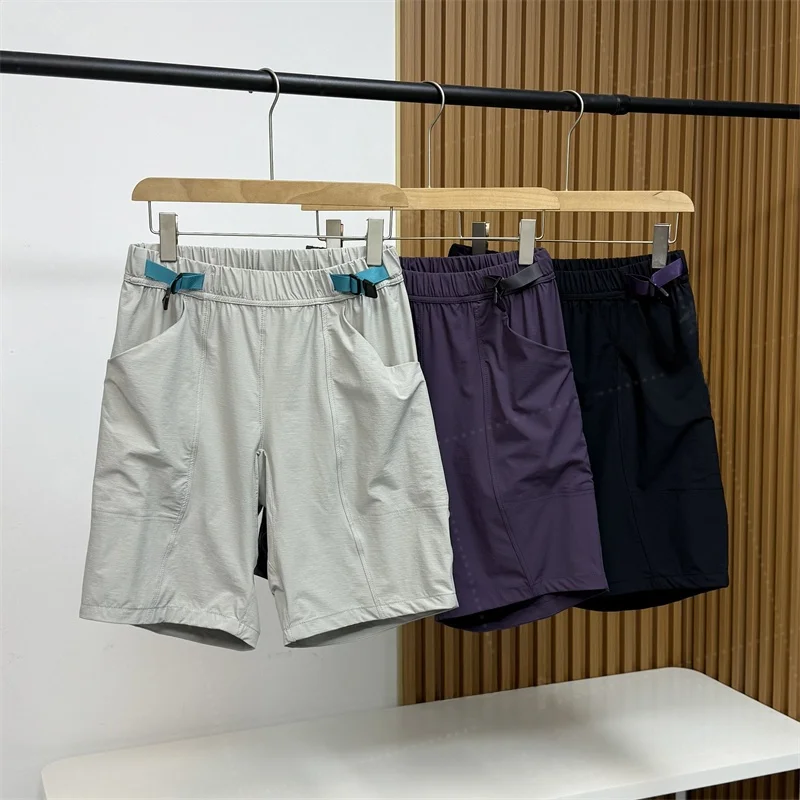 

Qui Dry Lightweight Men's Outdoor Sports orts Breathable Casual Summer orts Straight Leg mid Waist Youth Faion