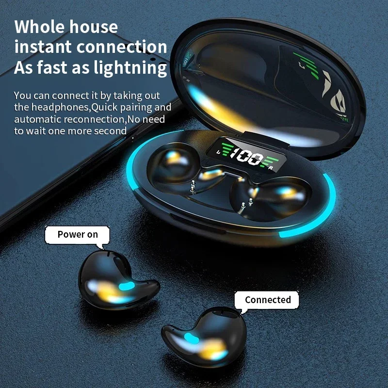 Xiaomi Mijia Sleep Wireless Earphone TWS Bluetooth 5.3 Headphones Hidden Earbuds IPX5 Waterproof Noise Reduction Sports Headset