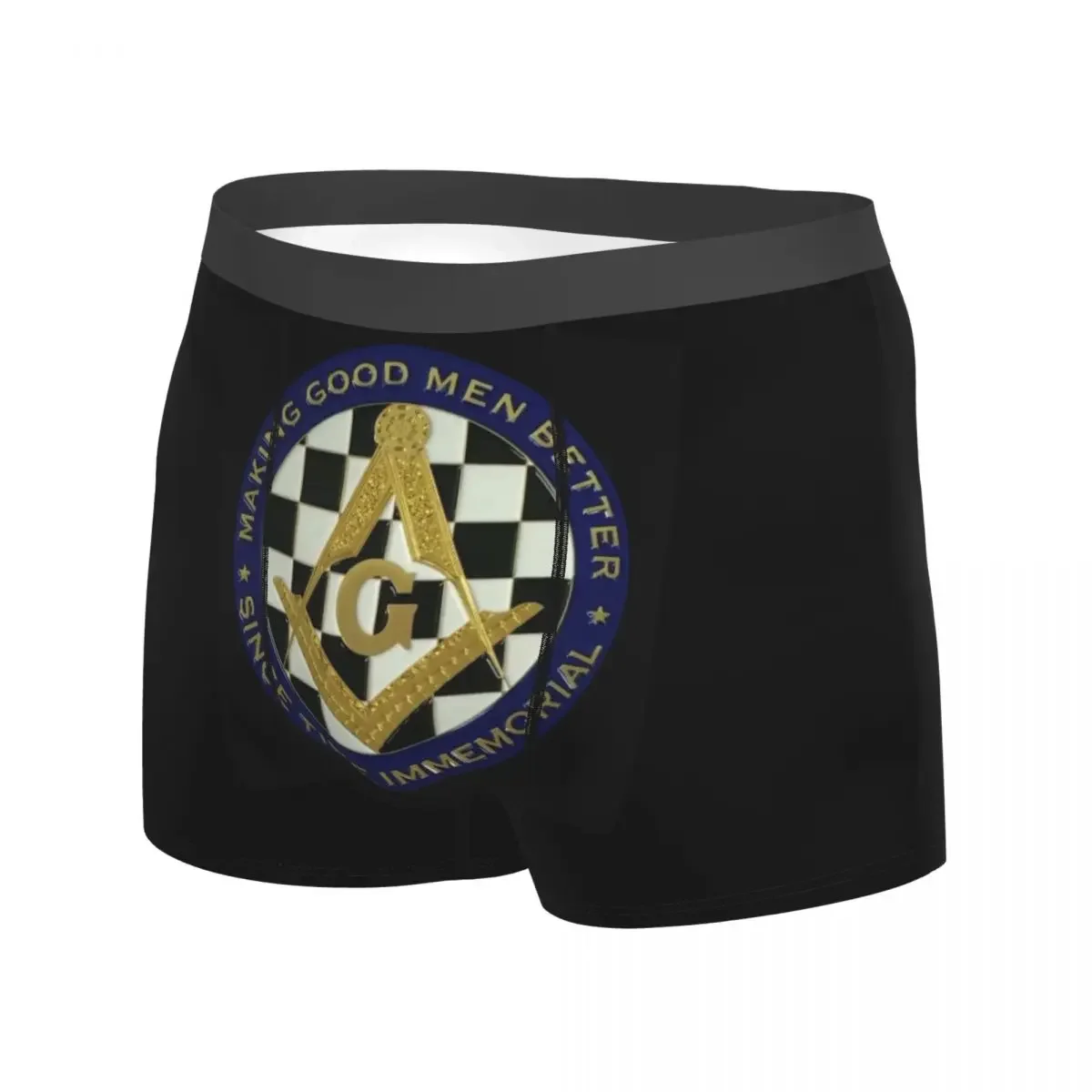 Sexy Boxer Freemason Making Good Men Better Panties Briefs Men's Underwear Immemorial Breathable Underpants for Male S-XXL