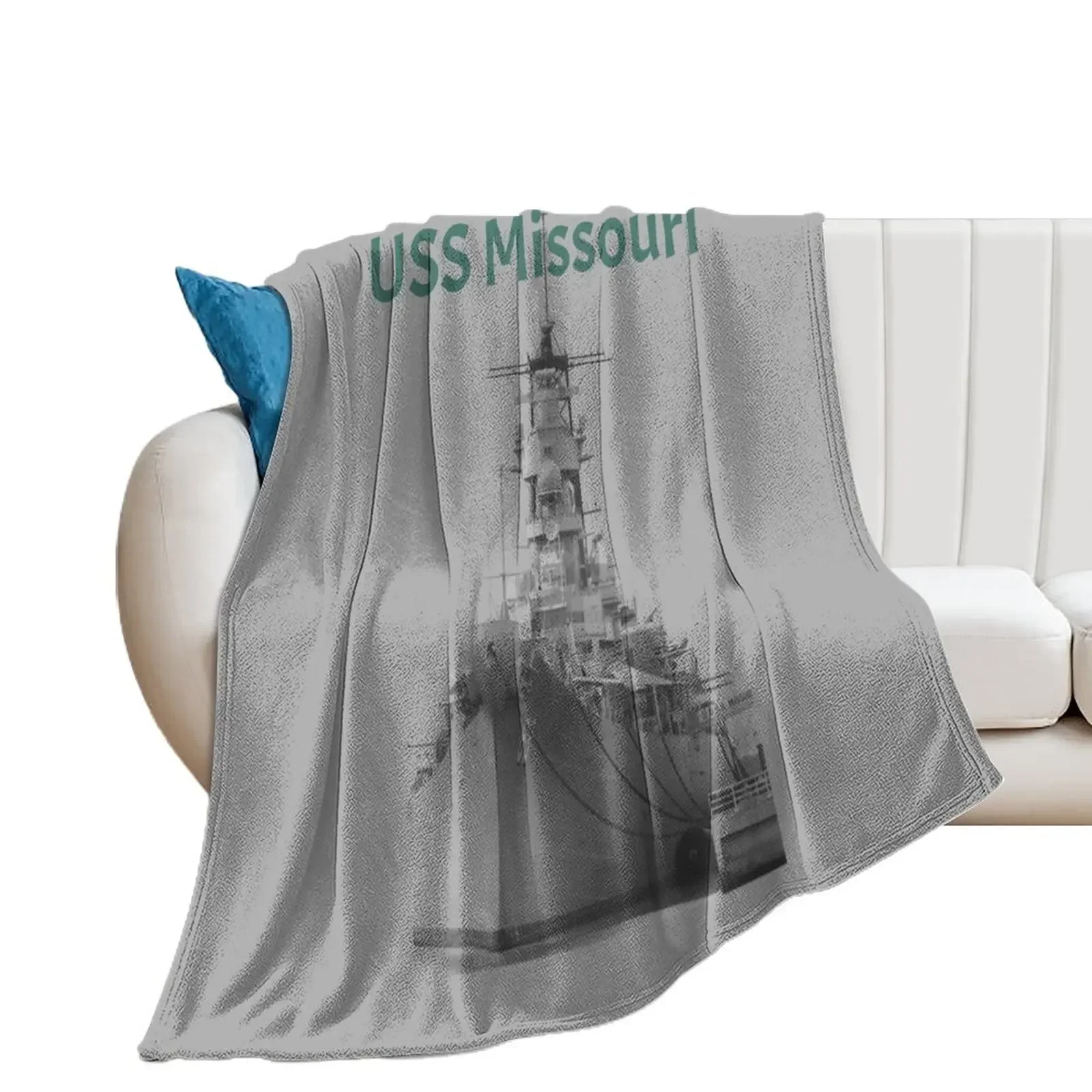 

Proud Ship USS Missouri Throw Blanket Sleeping Bag Luxury Throw Cute Thermals For Travel Blankets