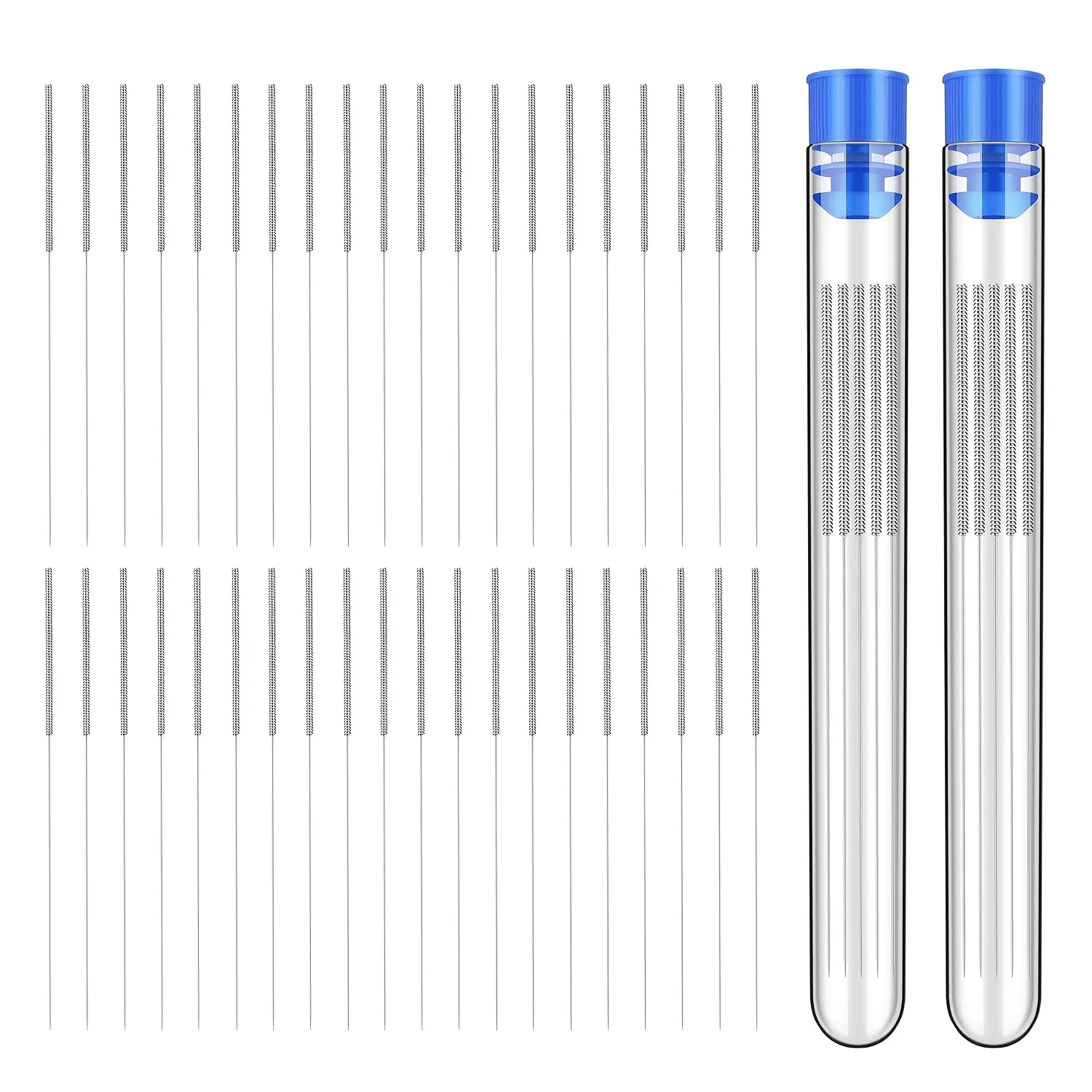 40-piece 3D printer nozzle cleaning kit, nozzle cleaner | 0.4mm stainless steel cleaning needle set, clog removal tool kit
