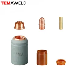 6Pcs A141 Plasma Torch Consumables Kit Cutting Electrode Nozzle Tip Shield PR0101 PD0101 PC0101 PE0101 Welding Accessories