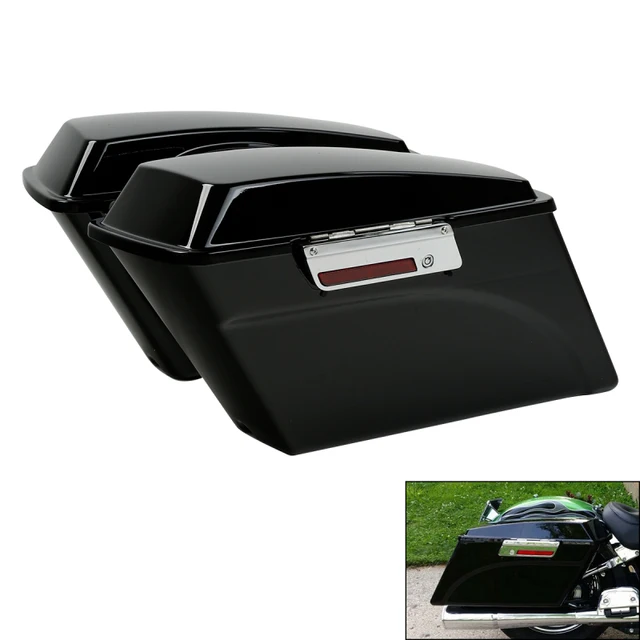 Motocyklowe twarde sakwy siodłowe do Harley Touring Street Electra Glide Road King 1994-2013