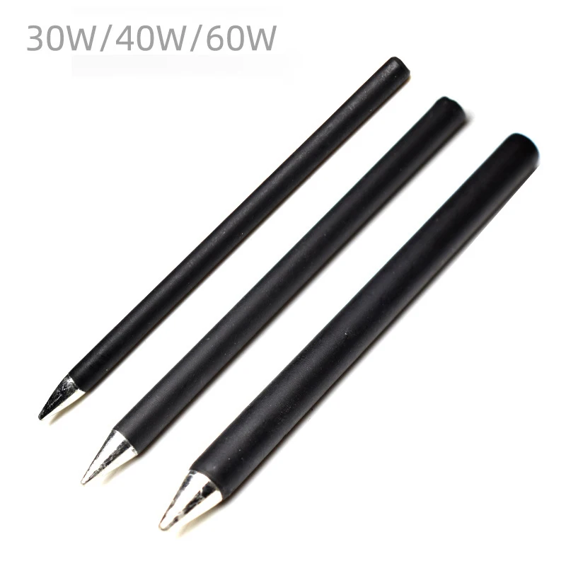 External Hot Type Black Diamond Soldering Iron Tip 60w Soldering Tip and Special Pointed Thick Tip Soldering Iron Tip