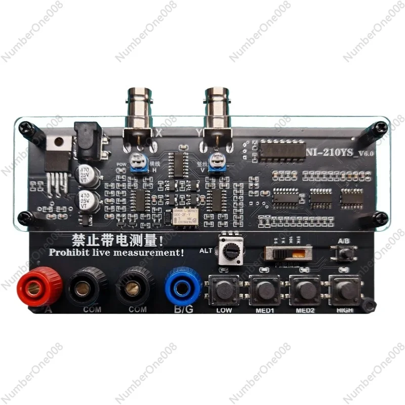 

VI Curve Tester Two-Channel Input (Acrylic Version Dual-Channel Display) Shows Four Test Frequencies