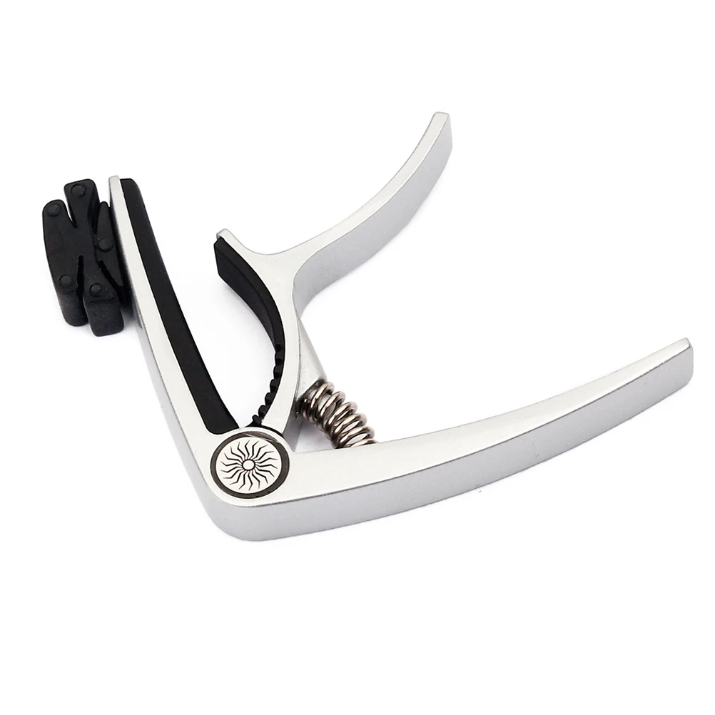 

【】Guitar Capo Clamp Zinc Alloy Durable Change Compact Easy To Use For Electric Acoustic Guitar Ukulele Classic Capo