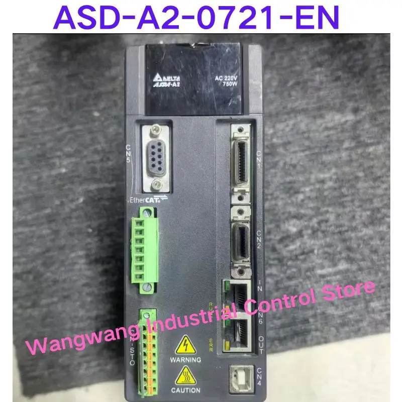 

Second-hand test OK , 750W Servo Drive ASD-A2-0721-EN
