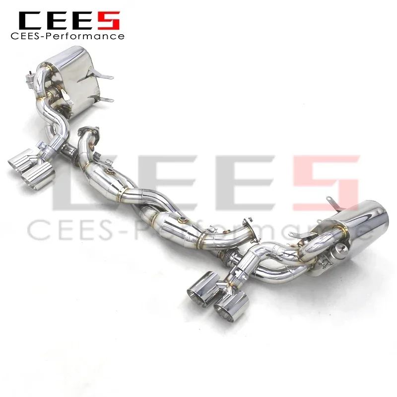 CEES  Stainless Steel Sport Exhaust System Tuning Auto Parts For PORSCHE 911 997.1/997.2 Carrera 2004-2012 Catback muffler