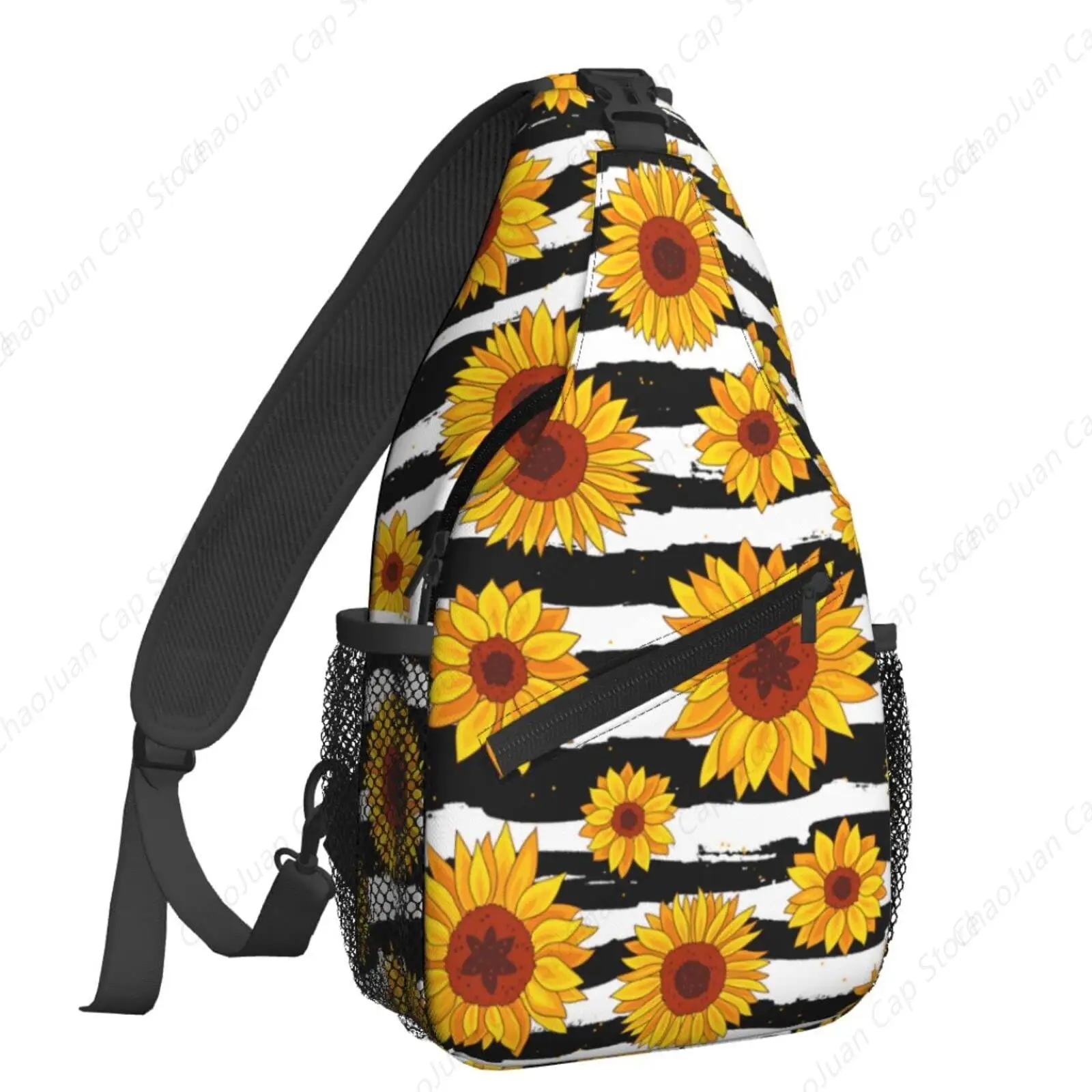 

Sunflower Print Unisex Crossbody Sling Backpack | Travel Hiking Outdoor Daypack