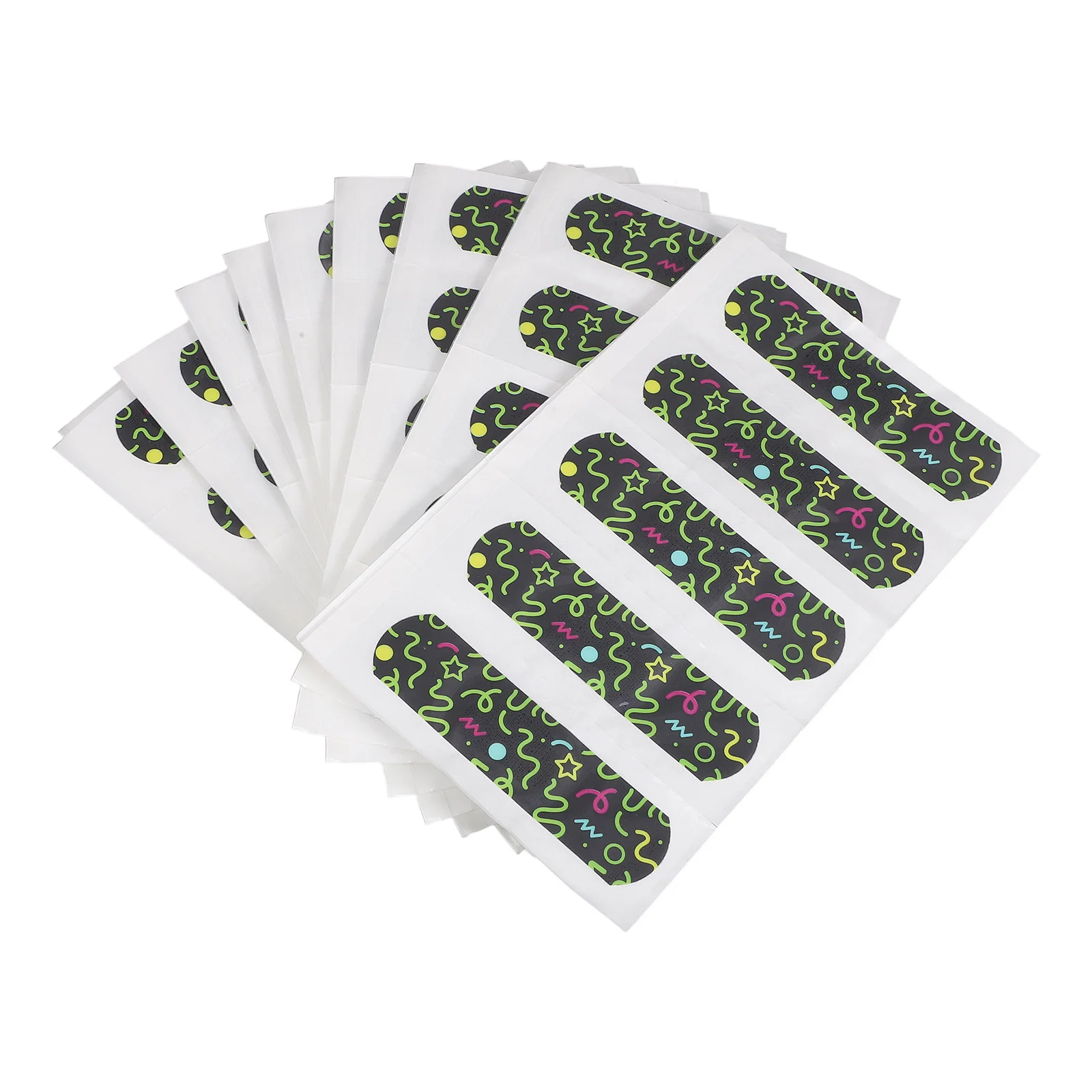 

100pcs Glow In The Dark Bandages Night Light Adhesive Wound Patches For Small Wounds Breathable Waterproof First Aid Supplies