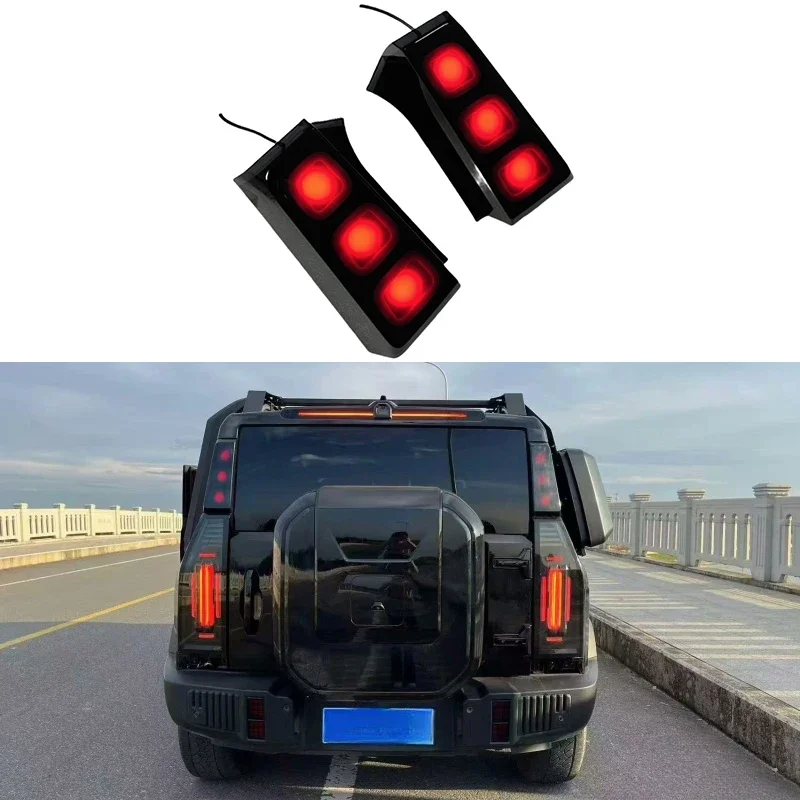 Auto Rear D-pillar Lamp Fit for JETOUR Traveler T2 2024 High Quality Modified Car Rear LED Turn Signal Light Easy Installation