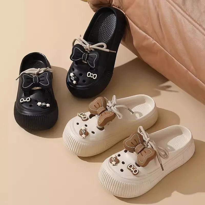 

Женская обувь, лето 2024, дешевая обувь, бесплатная доставка, женские сандалии на толстой подошве в корейском стиле для уличной одежды