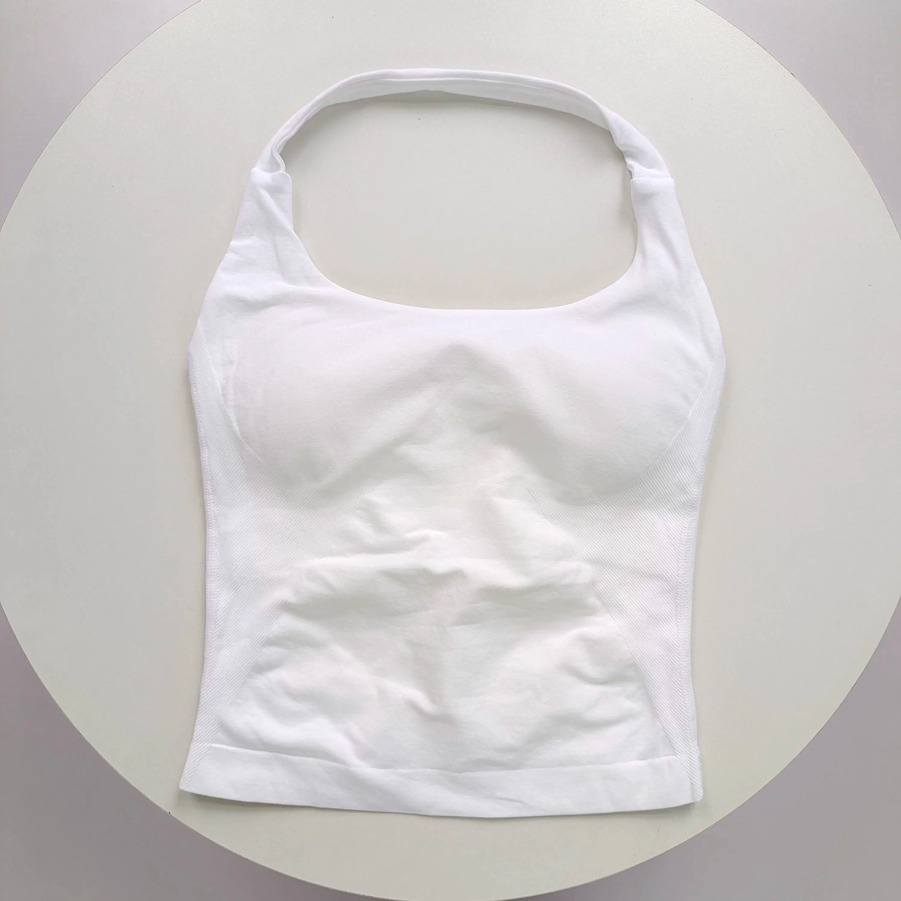 Damen-Bralette mit quadratischem Ausschnitt und tiefem Rückenausschnitt – dicke Träger, schmale Passform, herausnehmbare Polster, für Oberbekleidung geeignet