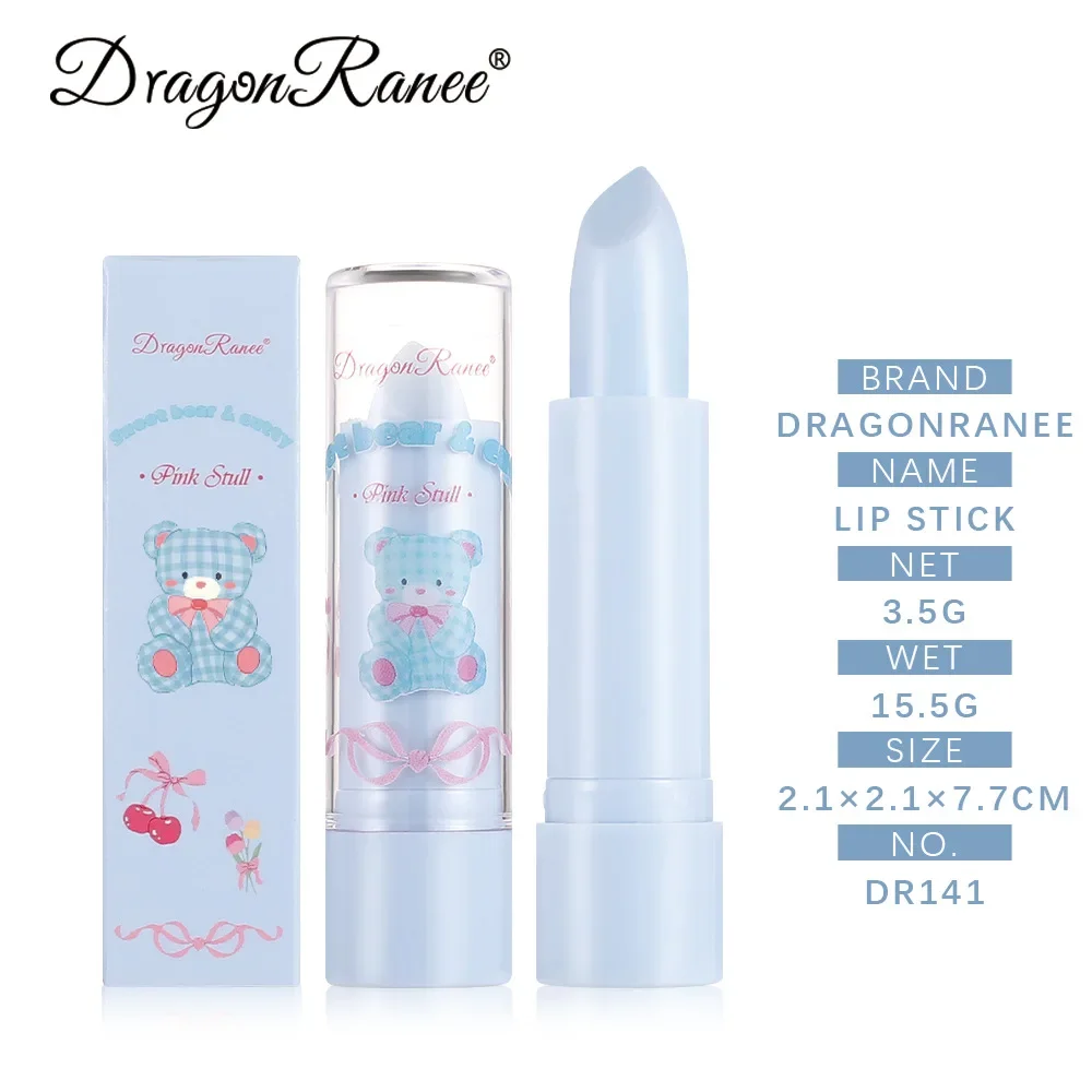 New Thermochromic Lipstick Moisturizing Smooth Texture Long Lasting Repair Lip Anti Cracking Pink Color Lip Balm Cosmetics 3.5g