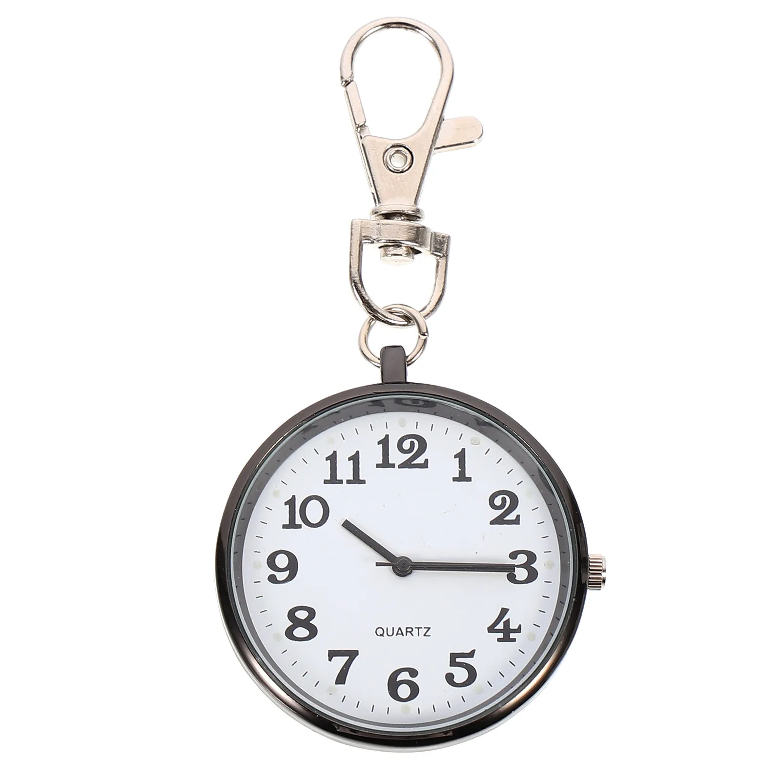 

1 шт. Карманные часы для медсестер с большим циферблатом, из цинкового сплава, портативные, подвесные, легко читаемые, для медицинского использования, подарок студенту-медицинщика/врачу, с креплением на ключ.