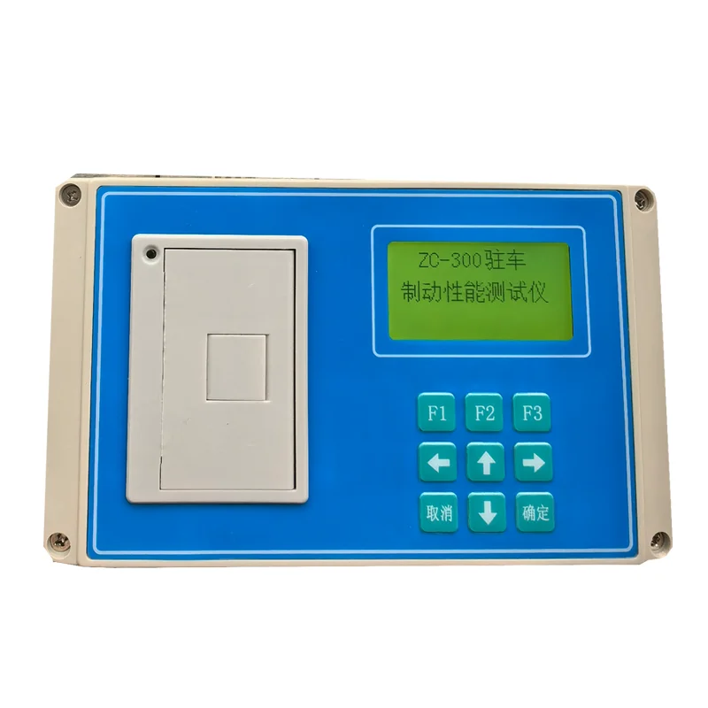 Vehicle testing station 10-ton tension gauge ramp parking brake performance tester