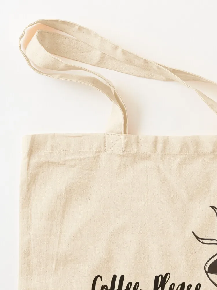 Coffee, please, and a shot of cynicism. Tote Bag canvas tote bag eco bag folding canvas shopping Cloth