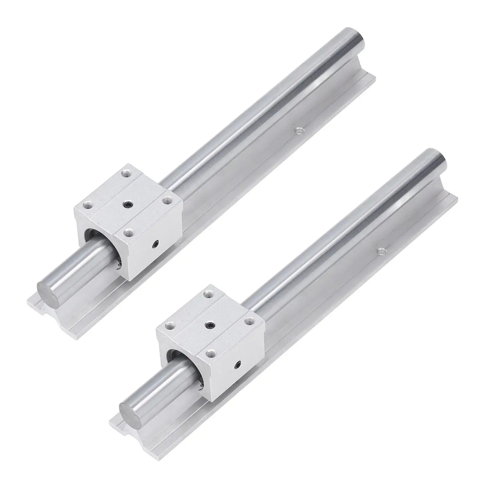 

SBR20 Linear Guide 300mm CNC Motion Shaft Guideway with Slide Block 2 Pcs Precision Steel Support System