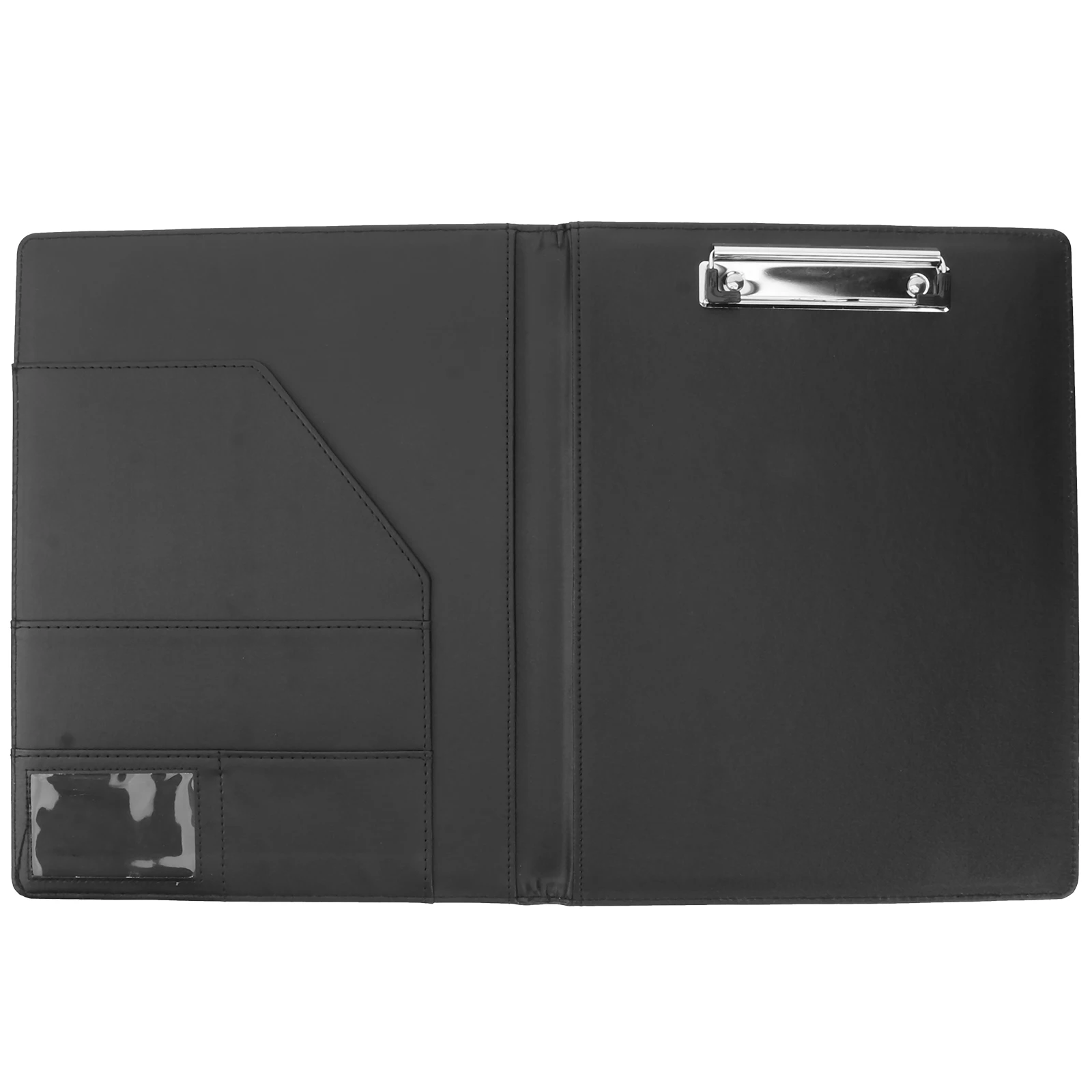 

File Folder A4 PU Document Holder Water Resistant Business Travel OfficeFolders Elastic Clip Pen Storage ganizer
