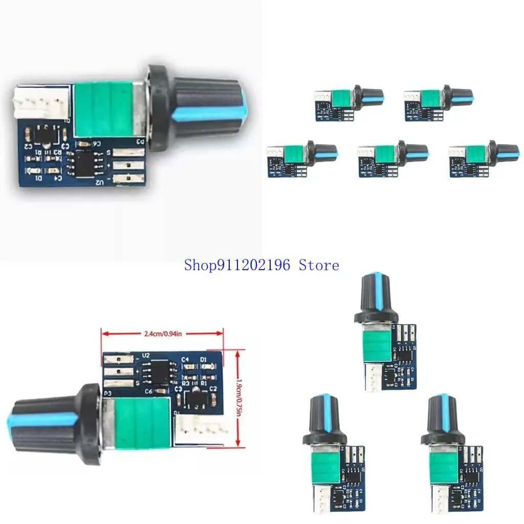 

P82A Computer Cooling Adjuster 12V -контроллер вентилятора, одноканальный 4pin f