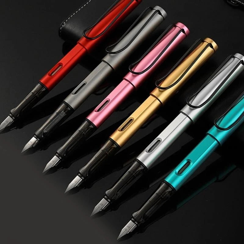 W89C 5 piezas Fuente lápiz Fuente lápiz recta 0.5 mm 0.38 mm Opcional fácil reemplazar sin problemas para los maestros