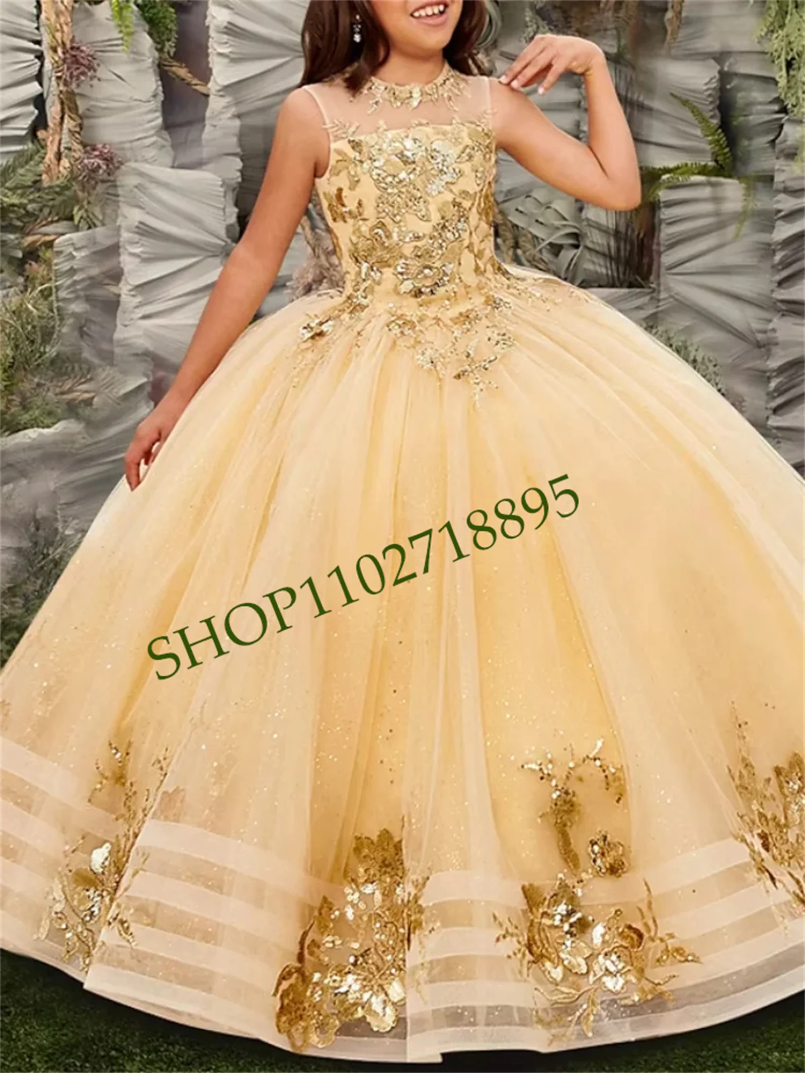 Jumpsuits Asymmetrical Flower Girl Dress Pageant Juniors Cute Prom Gown Satin with Ruffles Sparkle Tiered Fit 3-16 Years