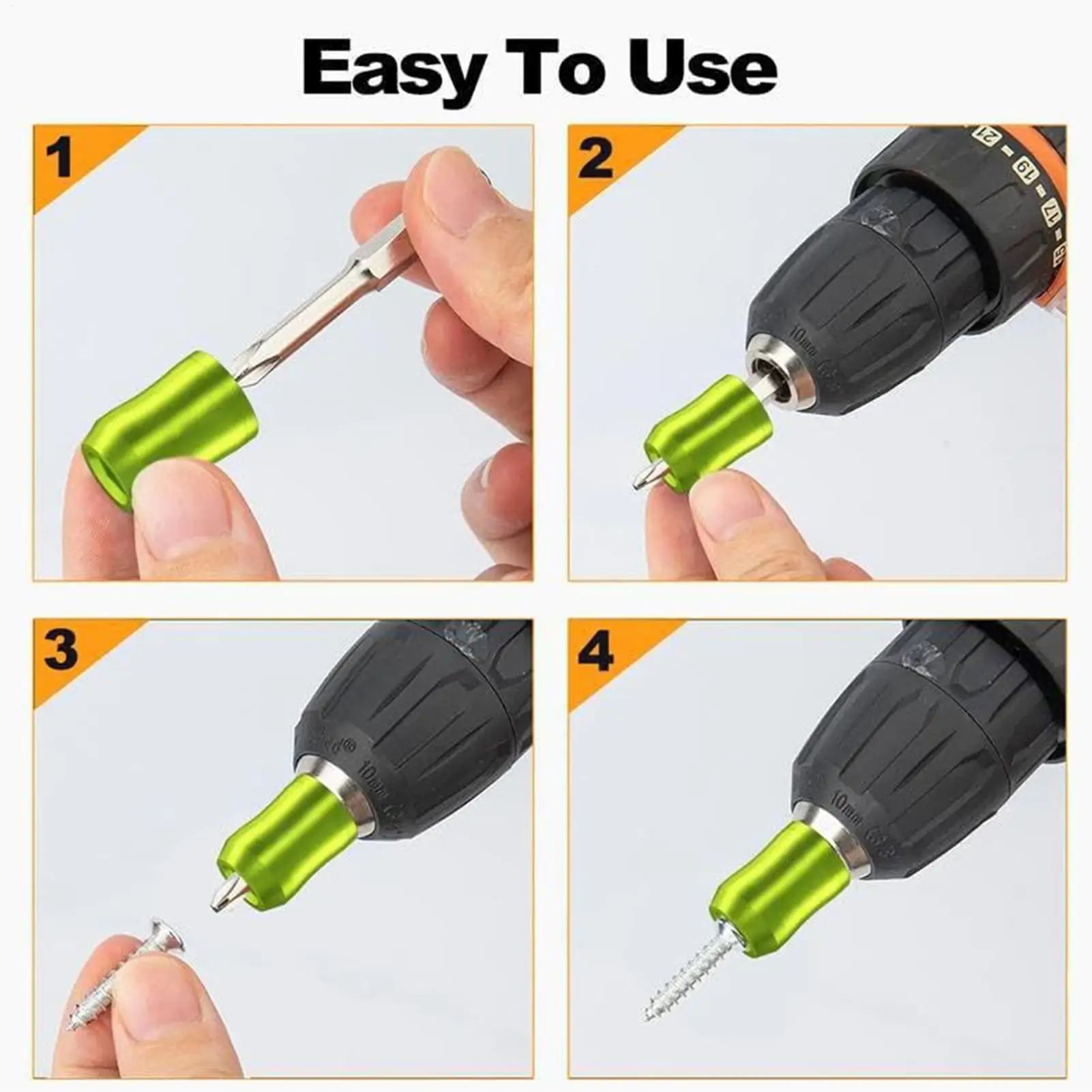 

Magnetic Drill Bit Holder 6.35 Inch High-Hardness Magnetizer Screw Ring Screwdriver Bit Holder For Screwdriver Hex Shank Repair