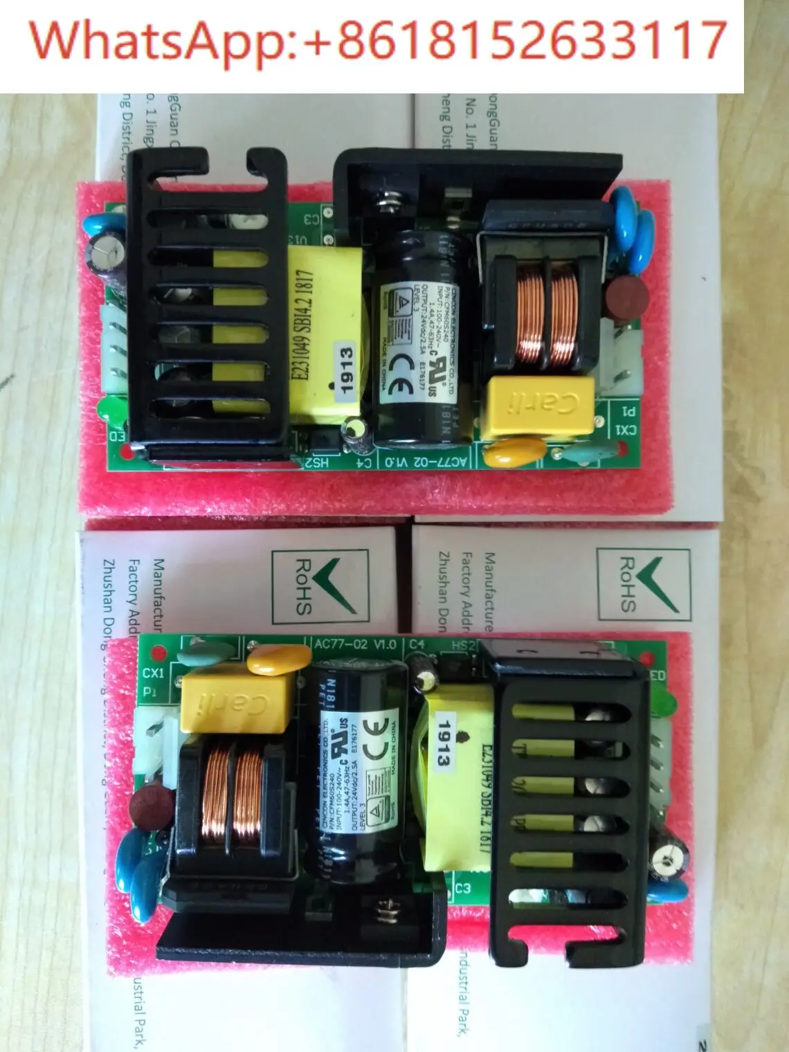Fonte de alimentação do interruptor CFM60S240 saída 60W DC24V em estoque