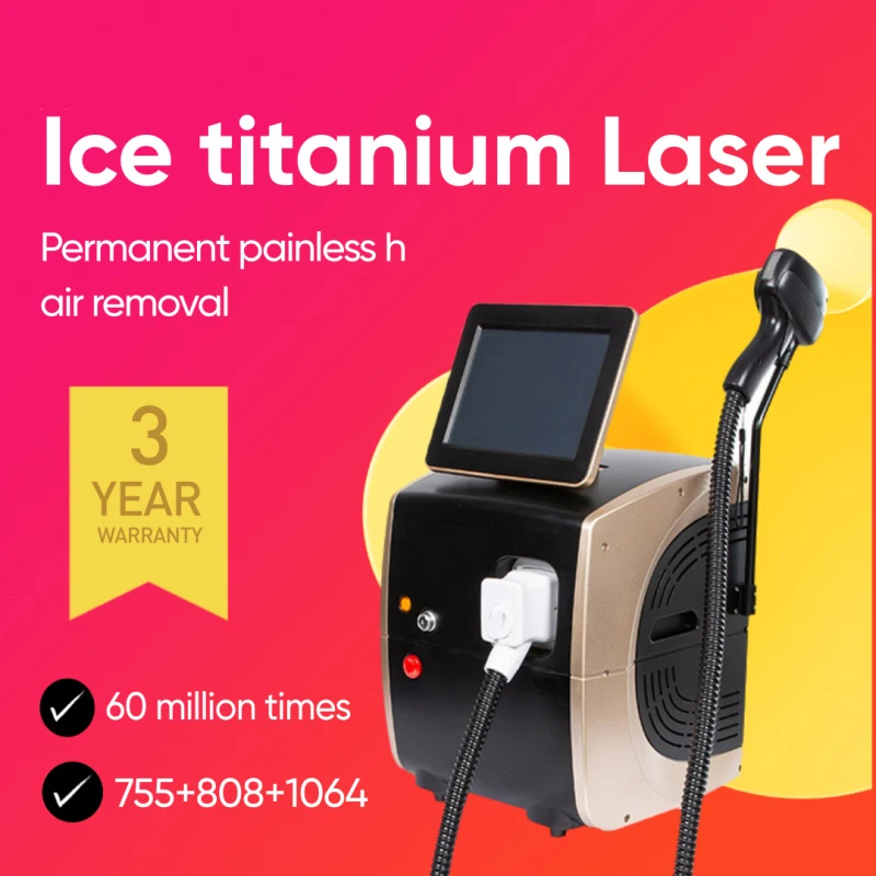 

2024 High Power Diode Laser Hair Removal Device Epilator Triple Wavelength Diode Laser Machine Permanent Hair Removal Depliation