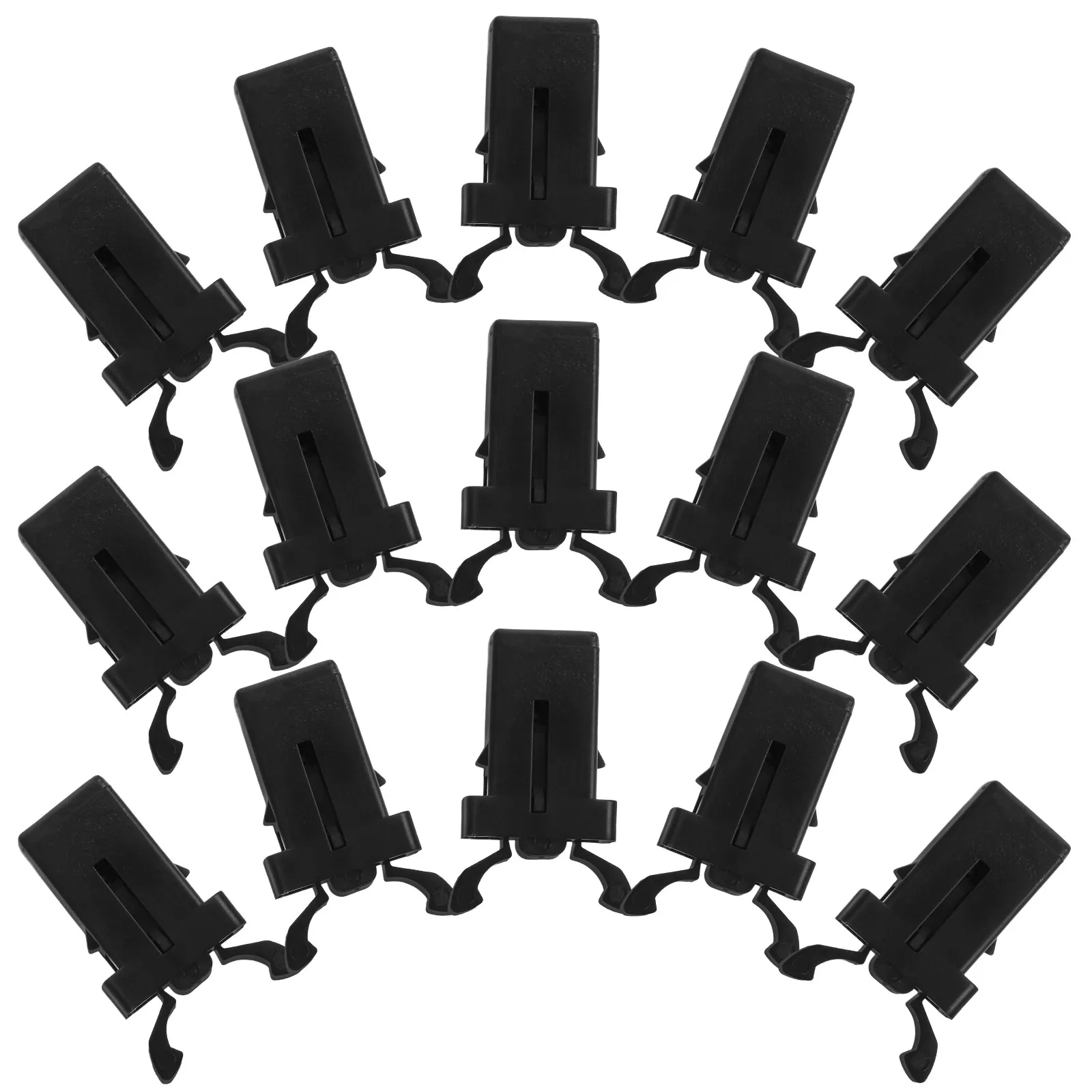 20Pcs Self-Locking Waste Bin Buckle Spring Trash Can Replacement Plastic Lock Garbage Lid Catch Repair Clip